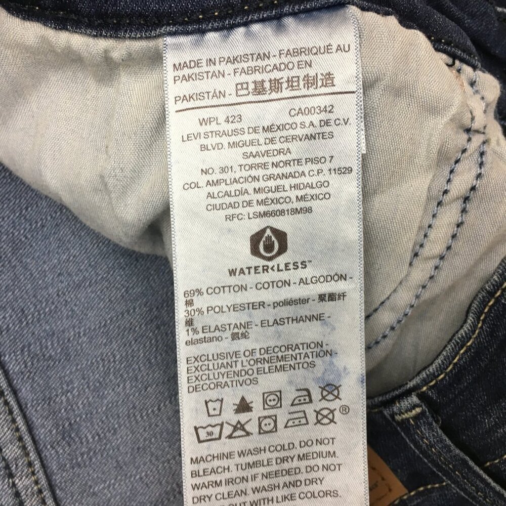 Levi's Signature Women's Jeans Bootcut Mid Rise Stretch size 14S length 30" - Picture 7 of 9